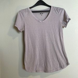 V-neck grey workout tee